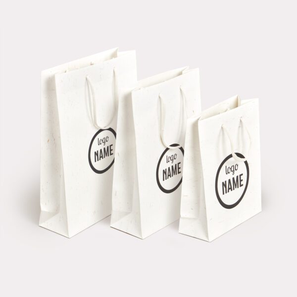 Papieren tassen luxe - gerecycled met stro