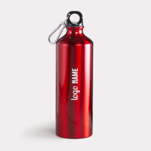 Aluminium fles met karabijnhaak 750ml